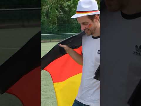 Cape de fan drapeau allemand 110 x 150 cm