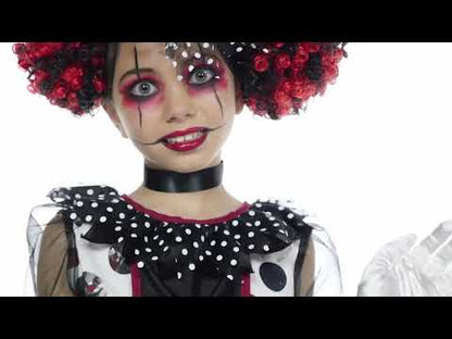 Strašljivo klovn preobleče luksuzno dekle