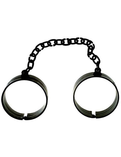 Menottes de prisonnier pour adulte noires