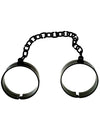 Menottes de prisonnier pour adulte noires
