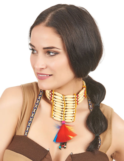 Ženski pernati indijski vrat