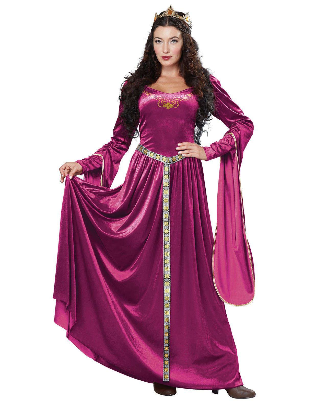 Médievalna princesa obleka preoblečena ženska