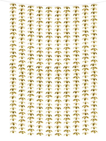 Rideau de fleurs mariage pour fête aluminium doré