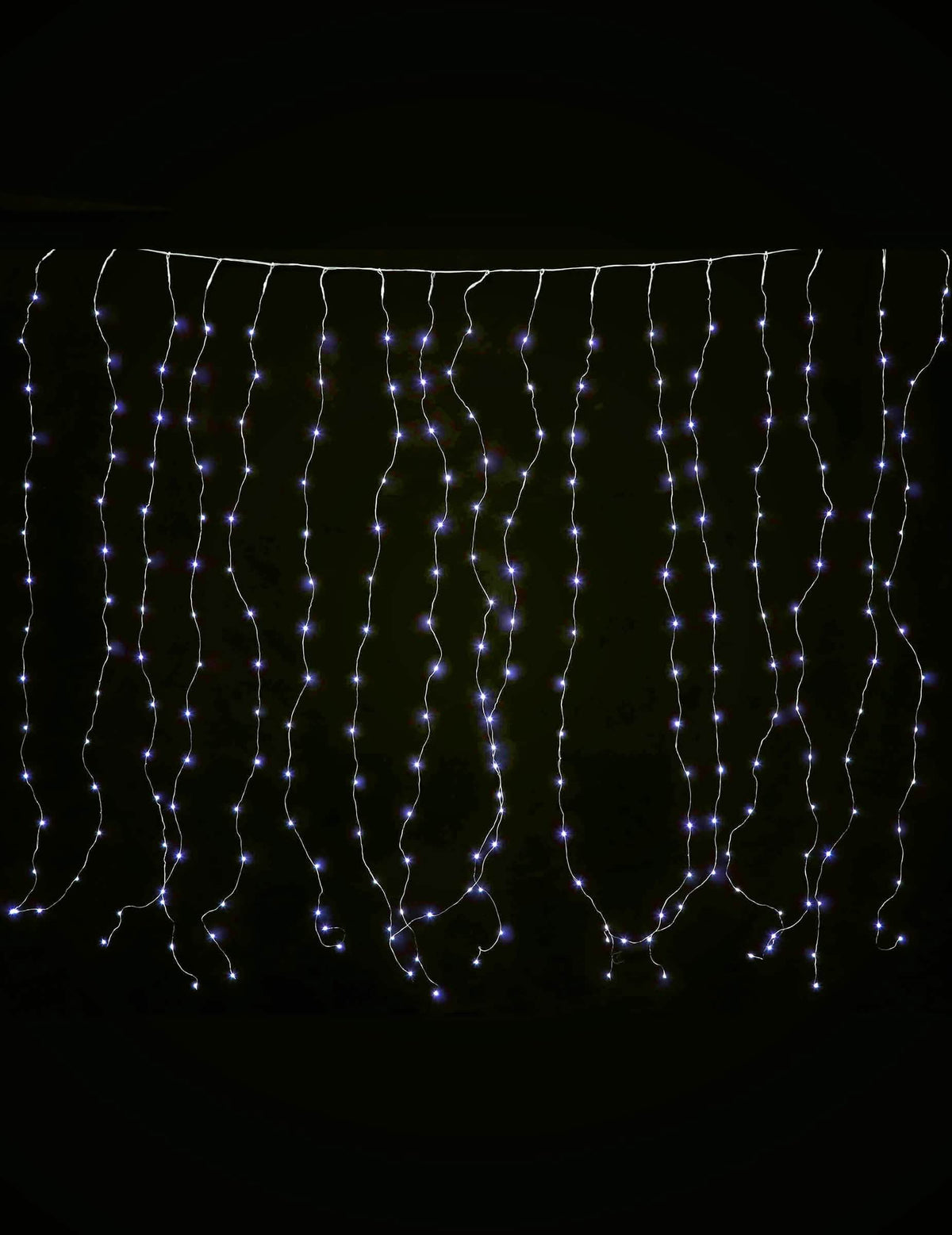 Stranska svetilka bela hladna za dekoracijo 90 LED 8 načinov