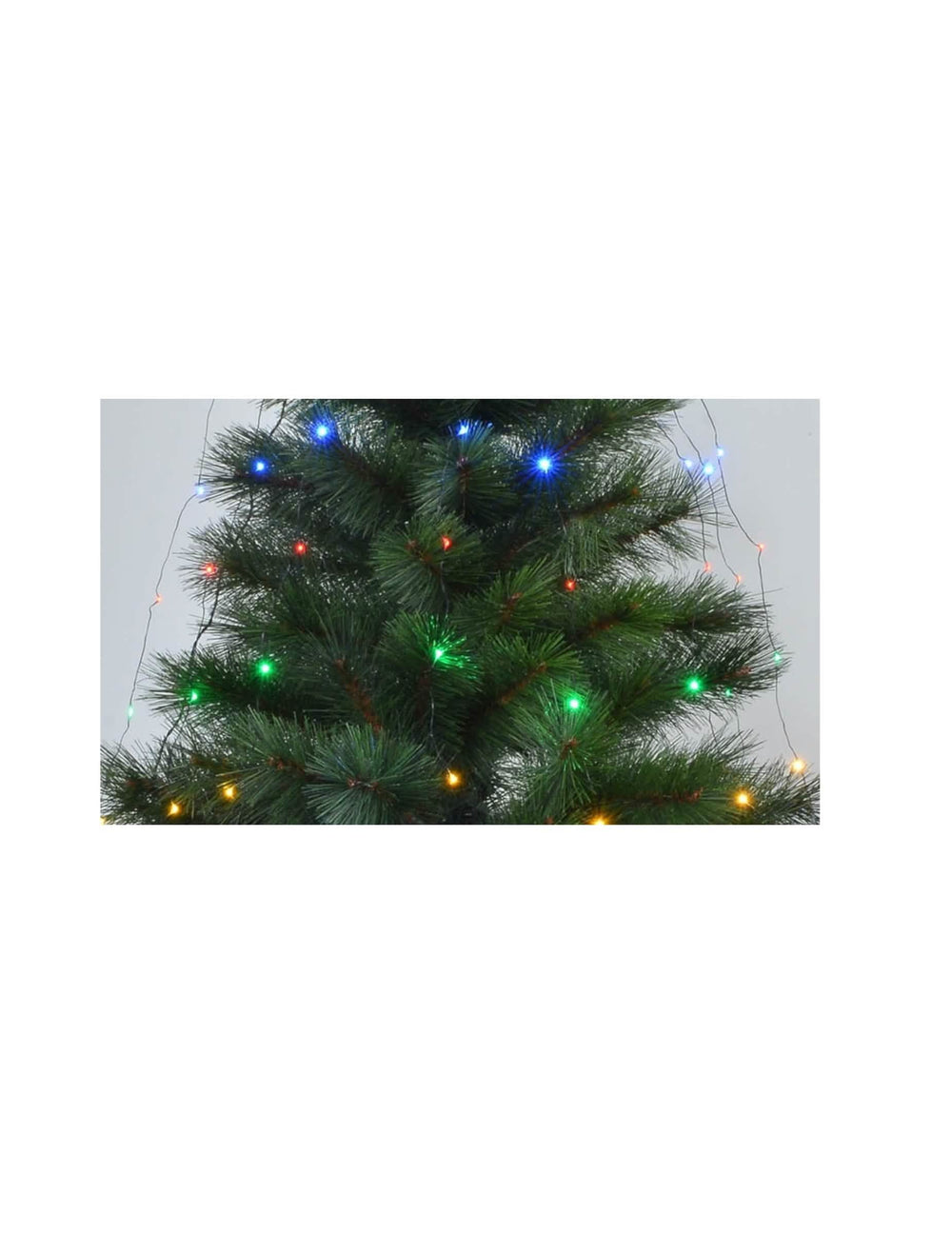 Pisano svetlobno zaveso za drevo z 240 LED kapljicami