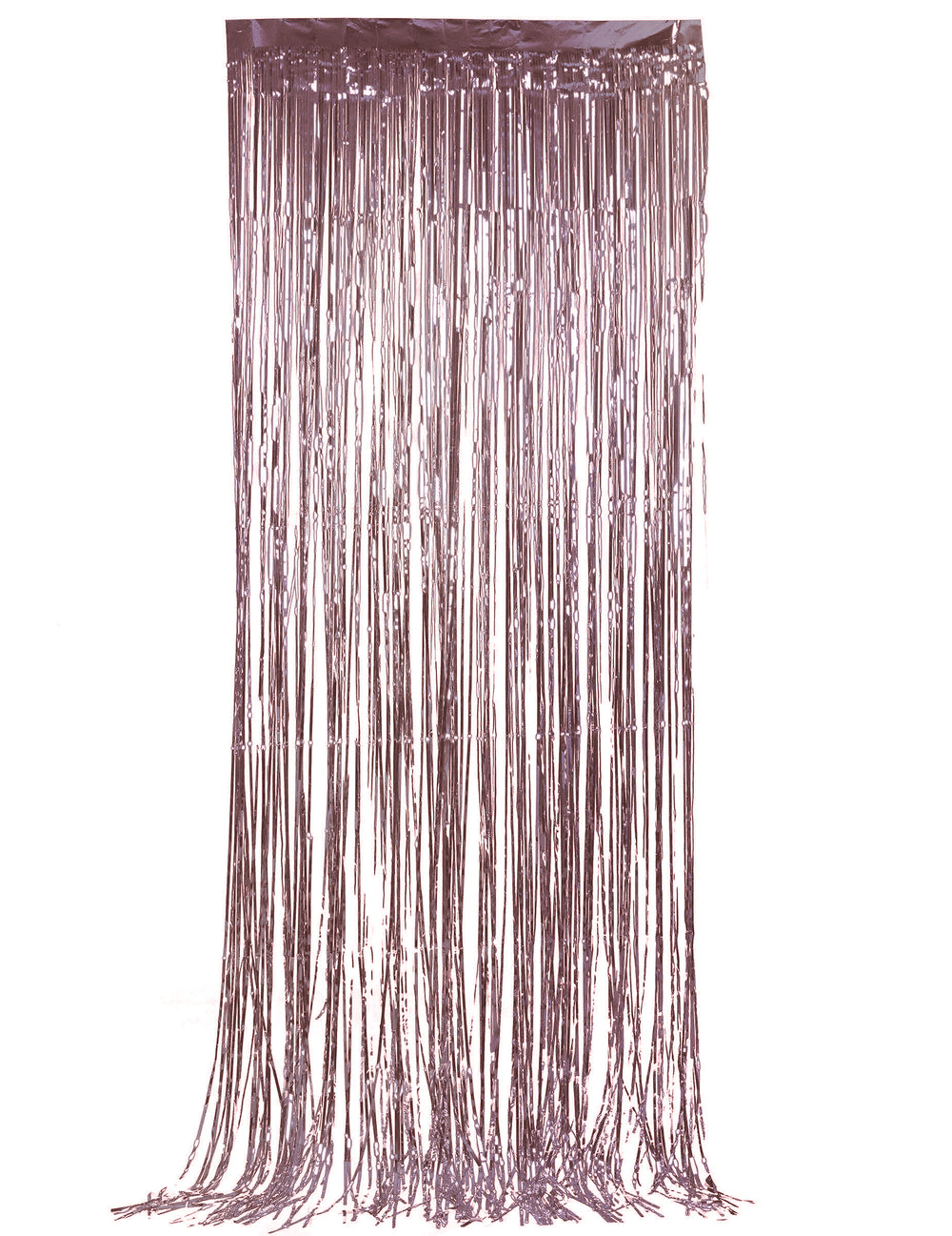 Rideau scintillant à franges pour fête rose gold
