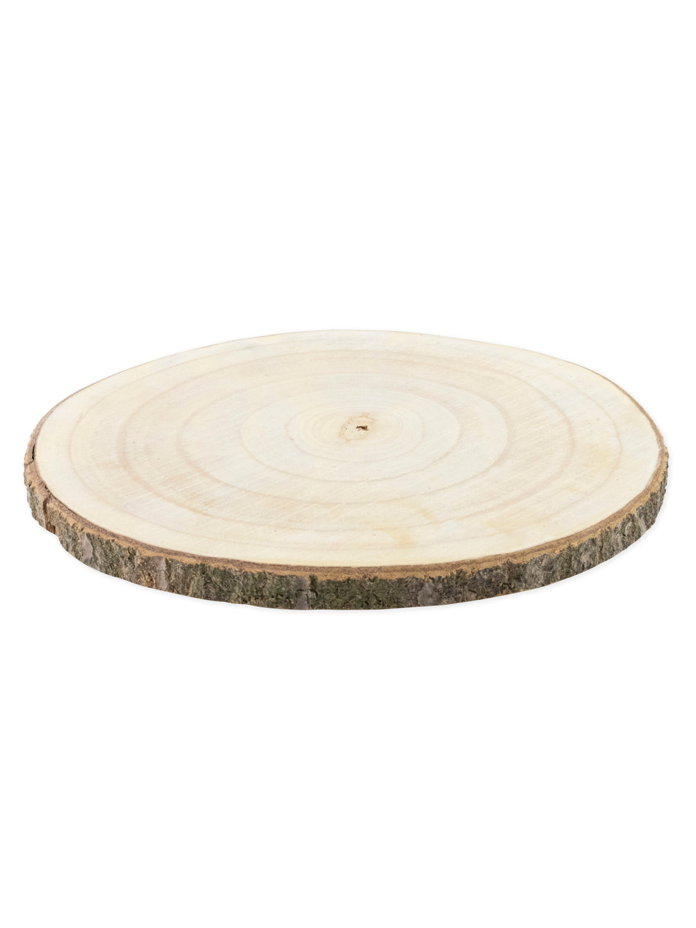 Rondin de bois naturel pour décoration en bois clair avec écorce