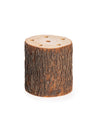 Rondin de bois support pour fleurs séchées à 6 trous en bois naturel