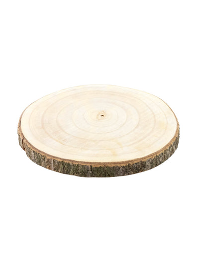 Rondin de bois naturel pour décoration de mariage
