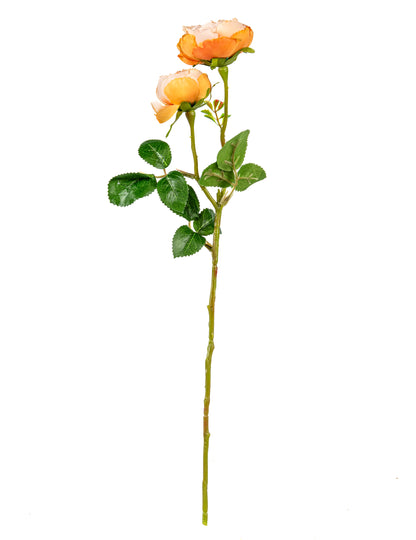 Umetne breskve vrtnice na steblih 46 cm za poročni šopek