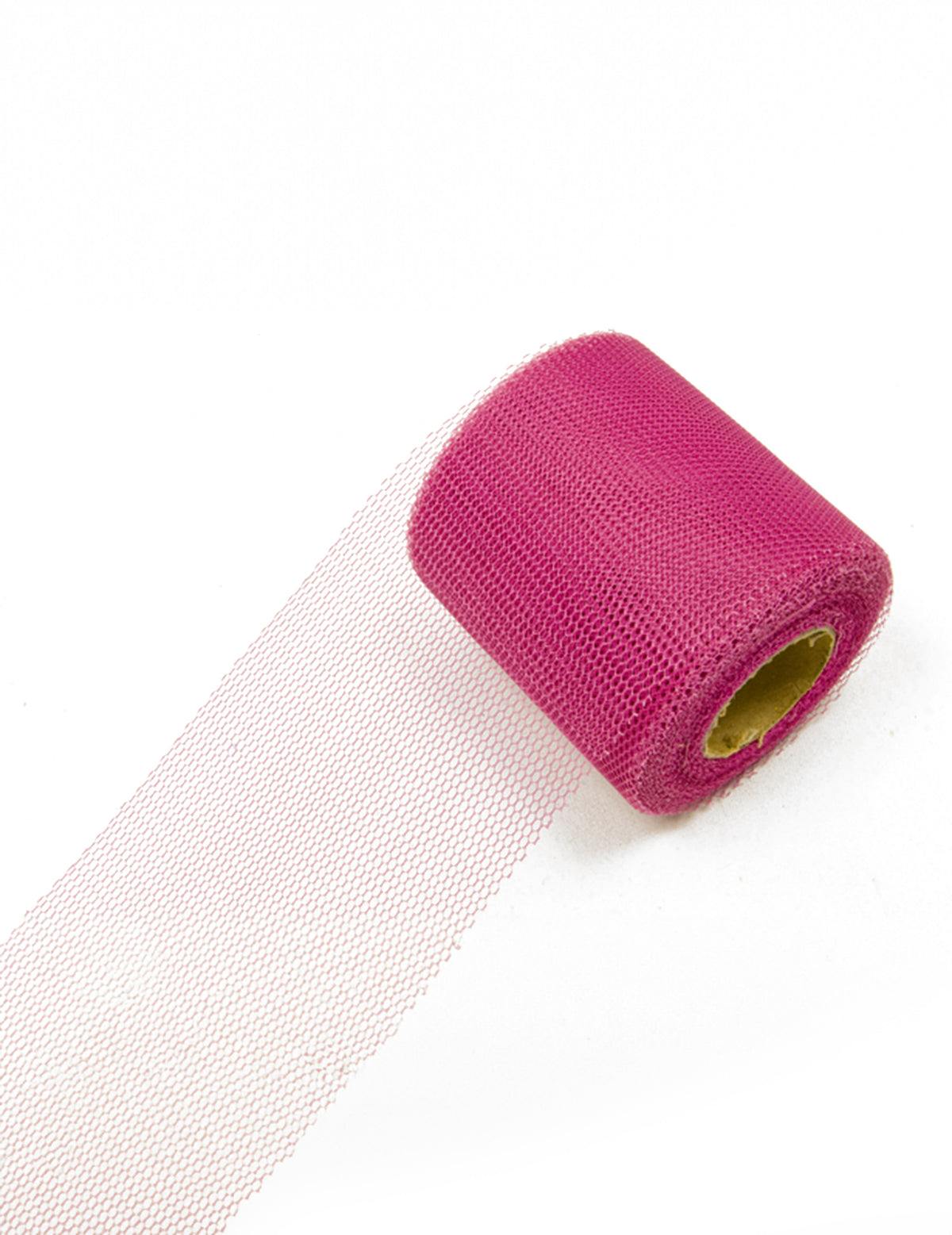 Rouleau de tulle pour décoration rose fuchsia