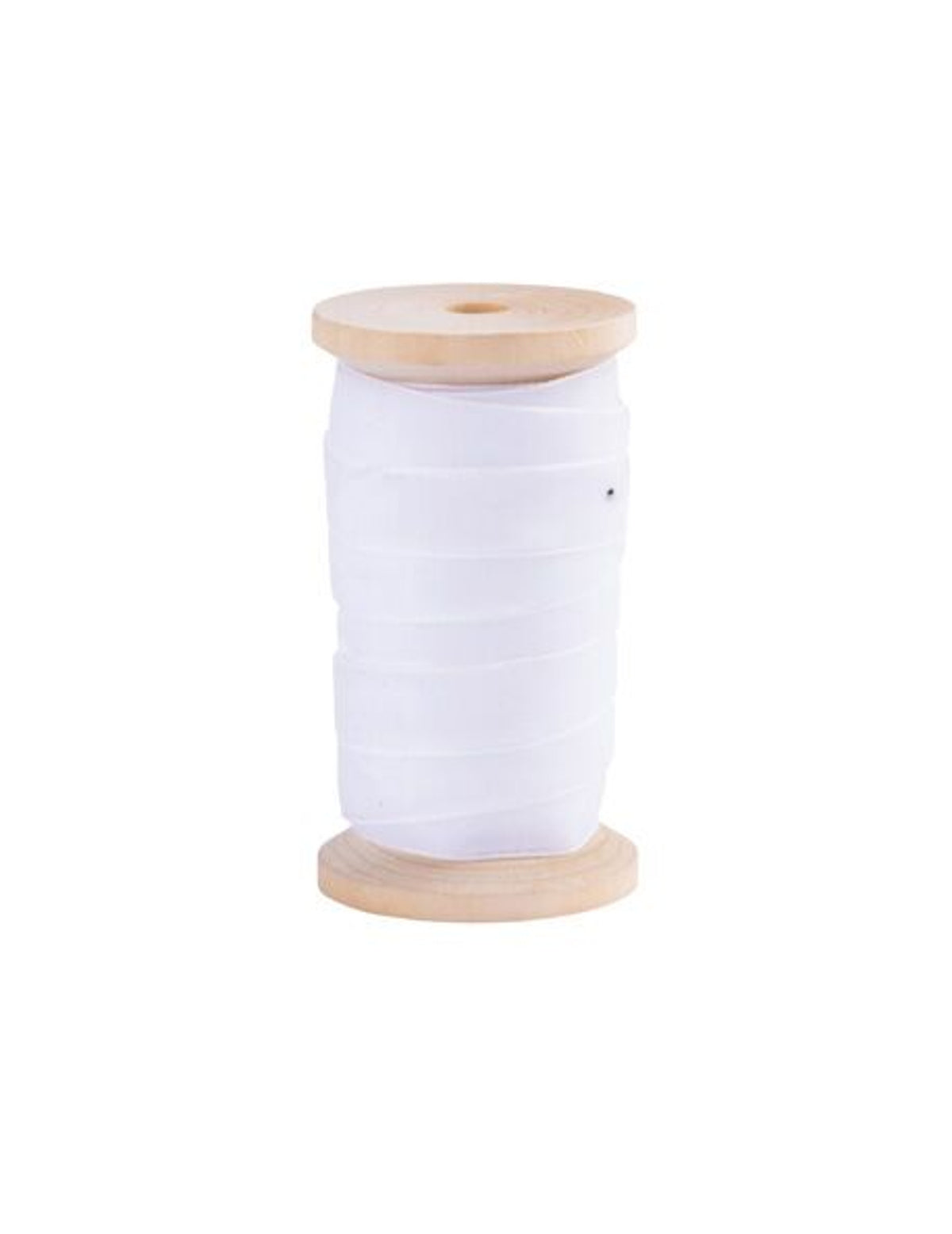 Ruban en velours pour décoration blanc