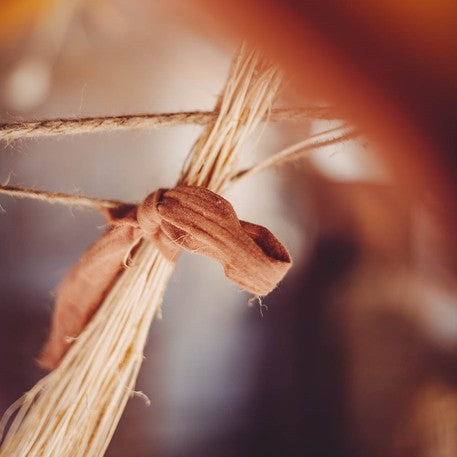 Trak iz bombažne gaze iz stare vrtnice 4,5 cm x 3 m, boemski slog