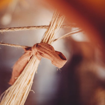 Trak iz bombažne gaze iz stare vrtnice 4,5 cm x 3 m, boemski slog