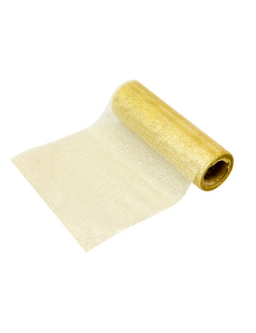 Zlati kovinski trak 5 m x 15 cm