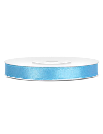 Ruban satin bleu ciel
