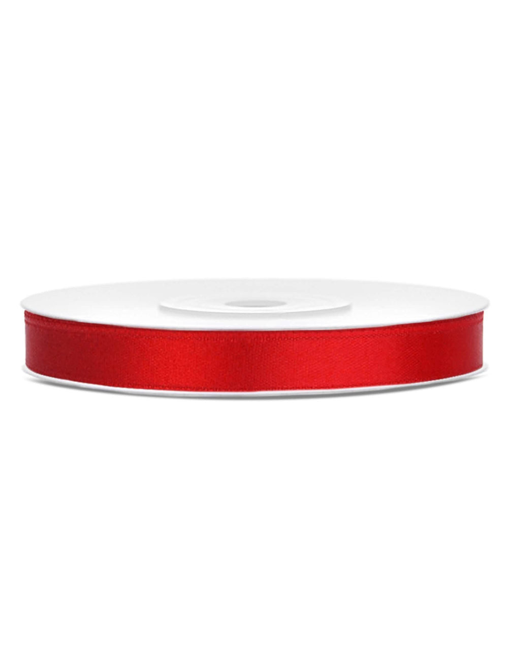 Satenast rdeč trak 0.6 cm x 25 m