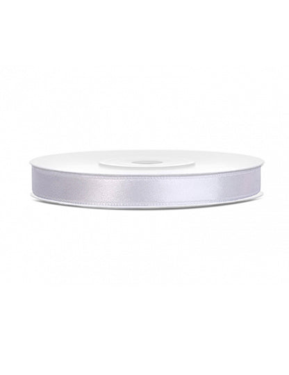 Ruban satin blanc pour décoration blanc