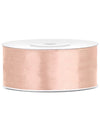 Ruban satin pour mariage pêche