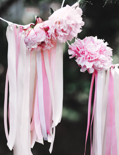 Roza saten trak 0,6 cm x 25m