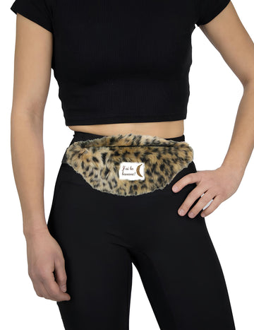 torbica za okoli pasu z leopardjim vzorcem