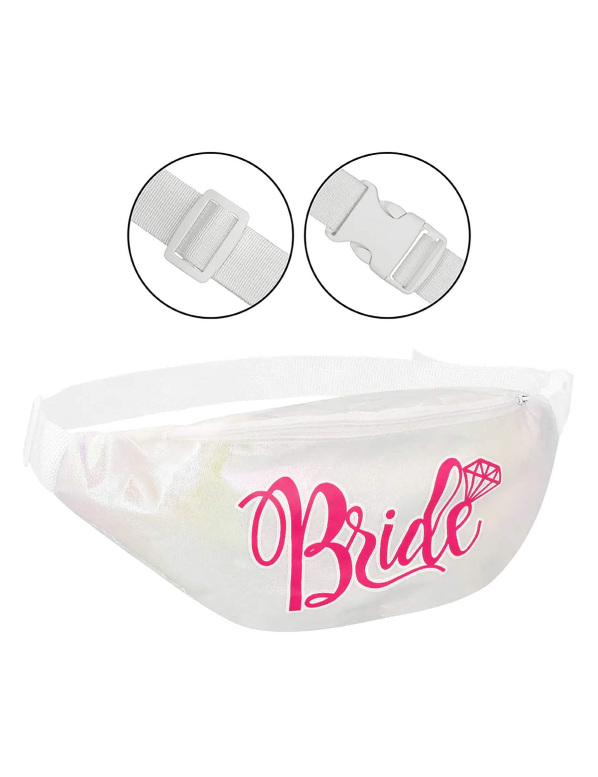 Bela odrasla torbica za okrog pasu Bride