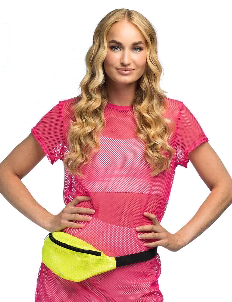 Fluo rumena banana torba