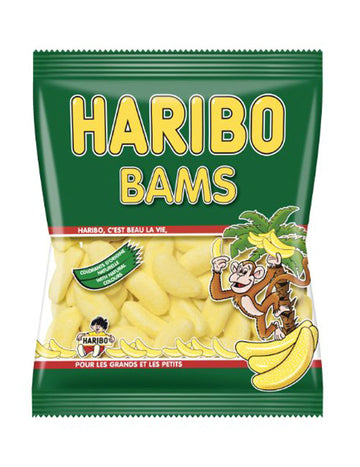 Torba s sladkarijami Haribo Banana - 120 g