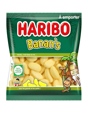 Torba s sladkarijami Haribo Banana - 120 g