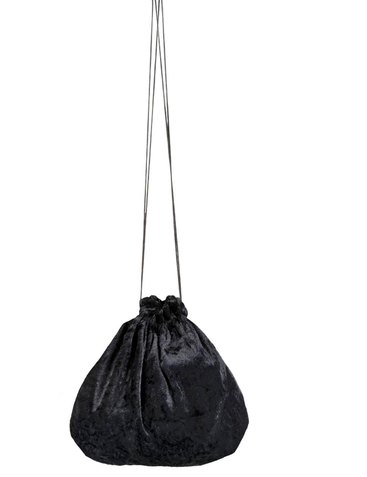 Sacoche en velours pour adulte noir