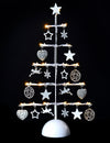Décoration sapin lumineux pour la maison blanc à 19 led