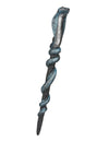 Sceptre serpent pour adulte bleu argenté et noir