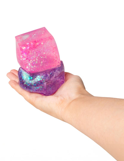 Bleščeča Scrunchems antistresna kocka