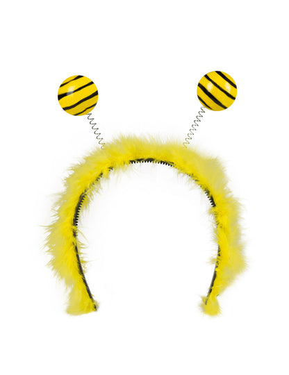 Vue de face du serre-tête abeille