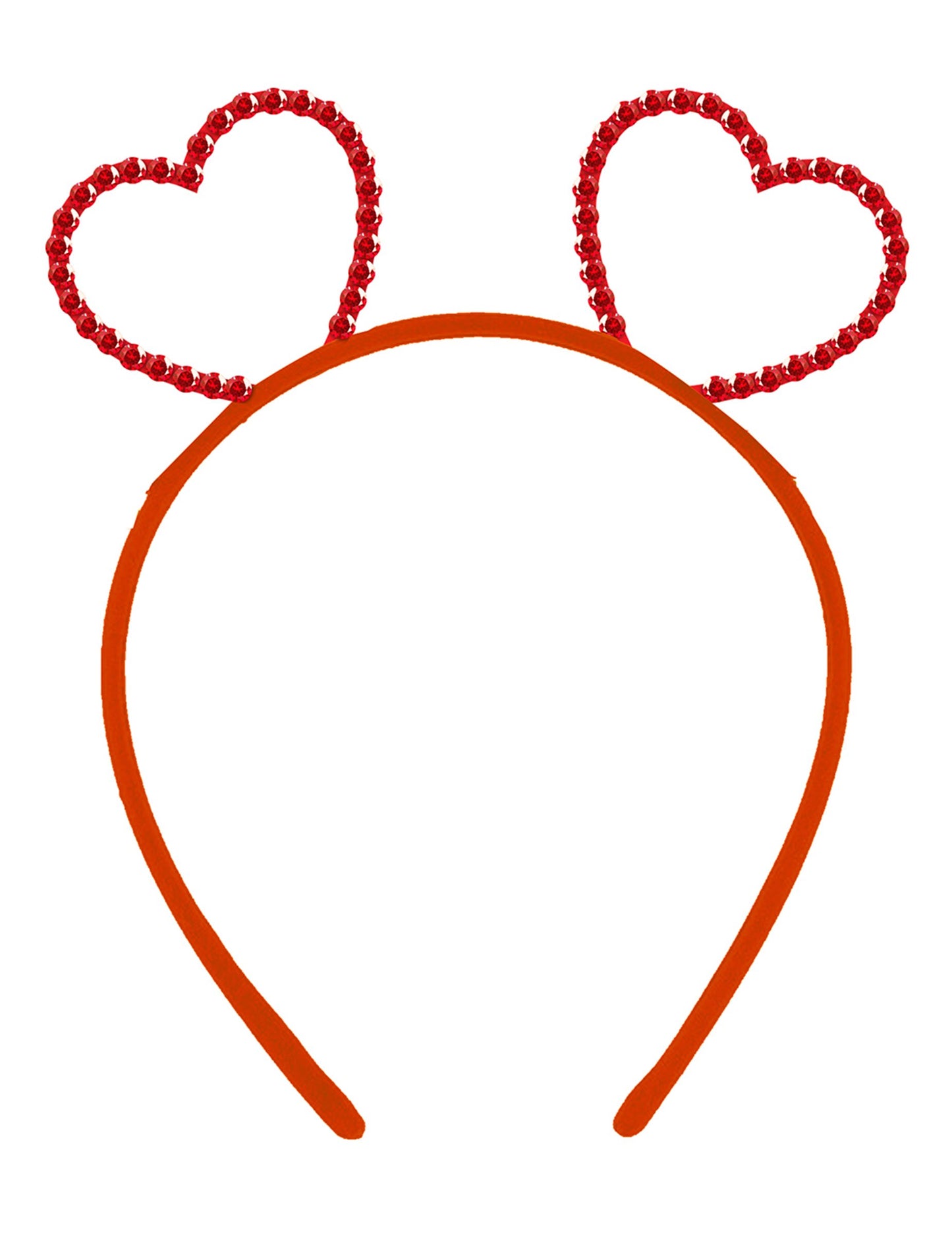 Naglavni trak za odrasle z okrasnim srcem