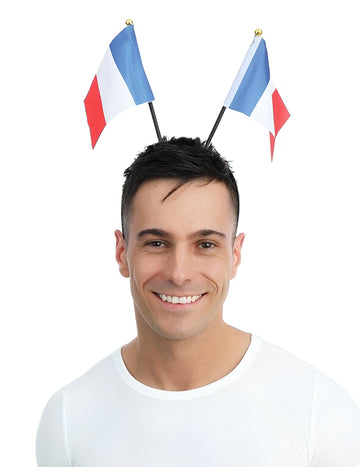 Naglavni trak z francoskimi zastavicami za odrasle 