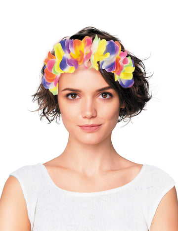 Havajski cvetlični naglavni trak za odrasle