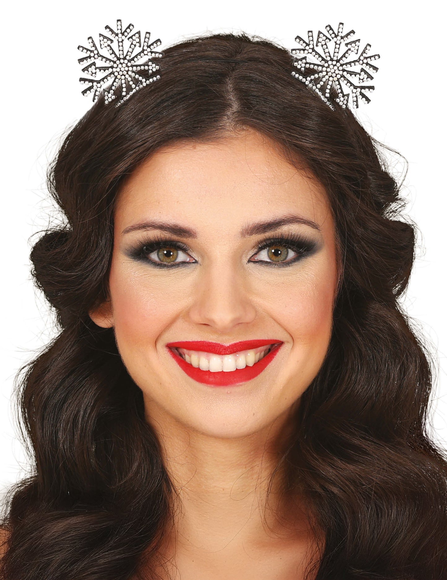 Božični naglavni trak z nosorogovimi snežinkami za odrasle