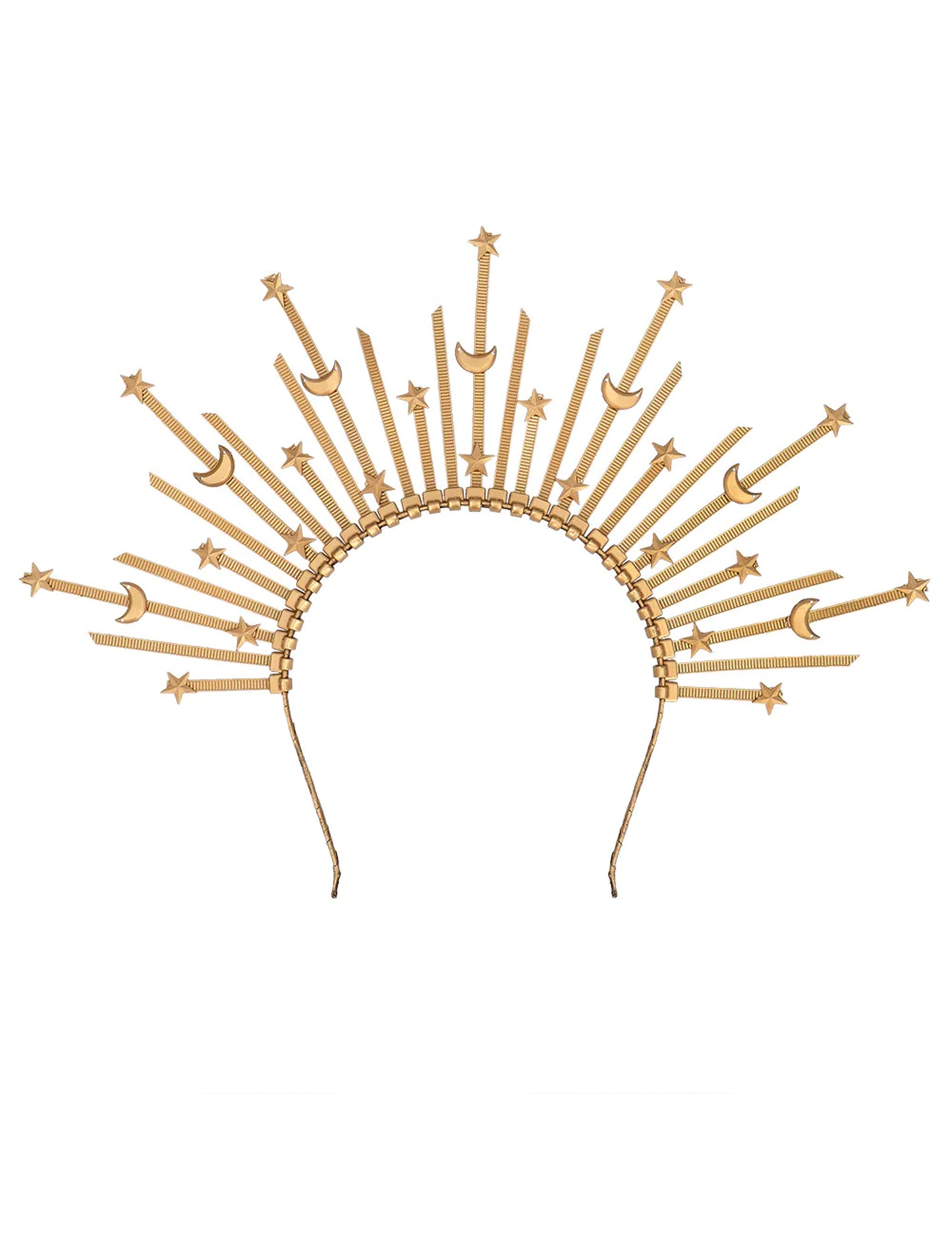 Naglavni trak za odrasle z zvezdo in luno v obliki haloja