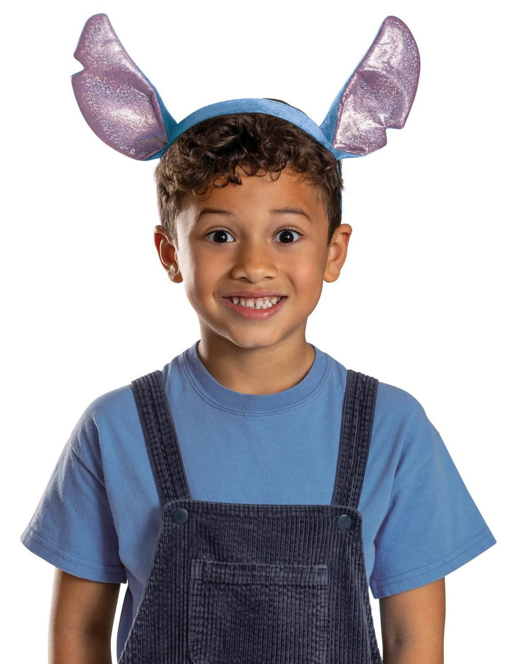 Serre-tête Stitch pour enfant bleu et violet pailleté