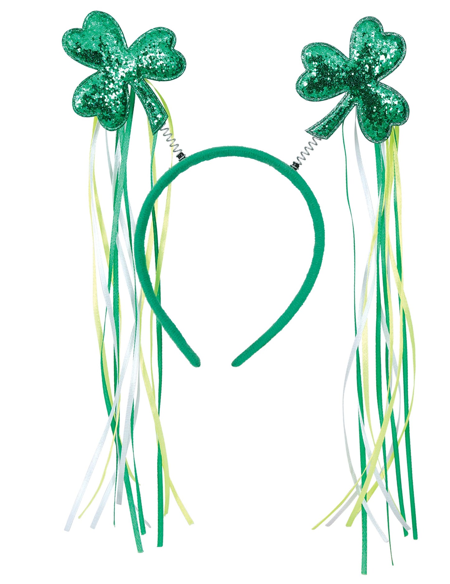 Serre-tête trèfles avec rubans St Patrick