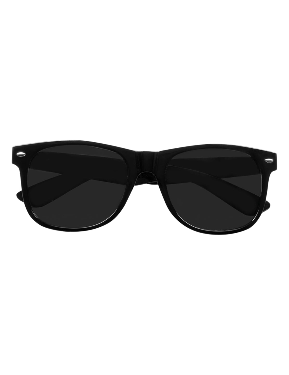 Lunettes de soleil noires du set accessoires cheikh arabe pour adulte