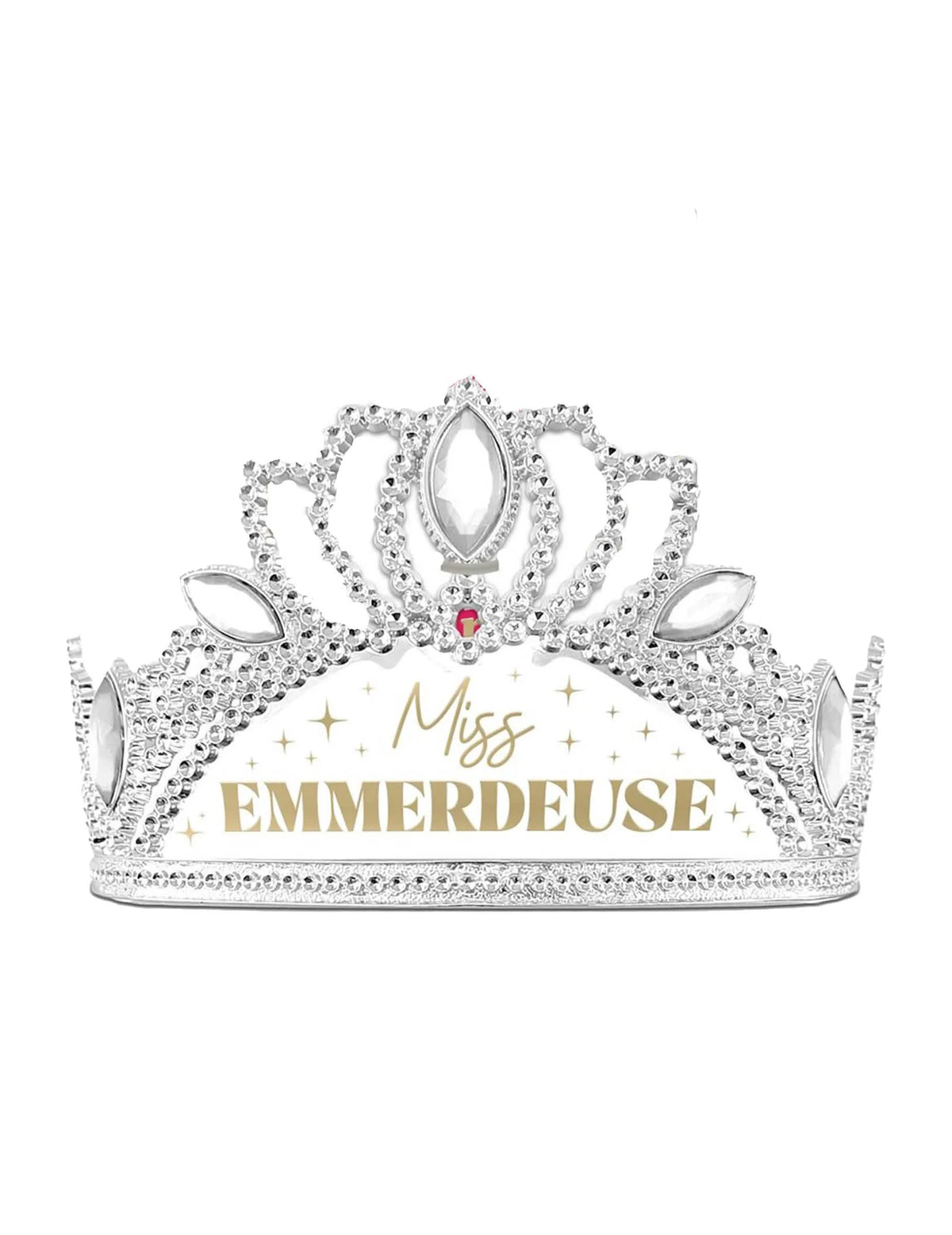 Podrobnost diadema kompleta dodatki miss emmerdeuse šal in diadem