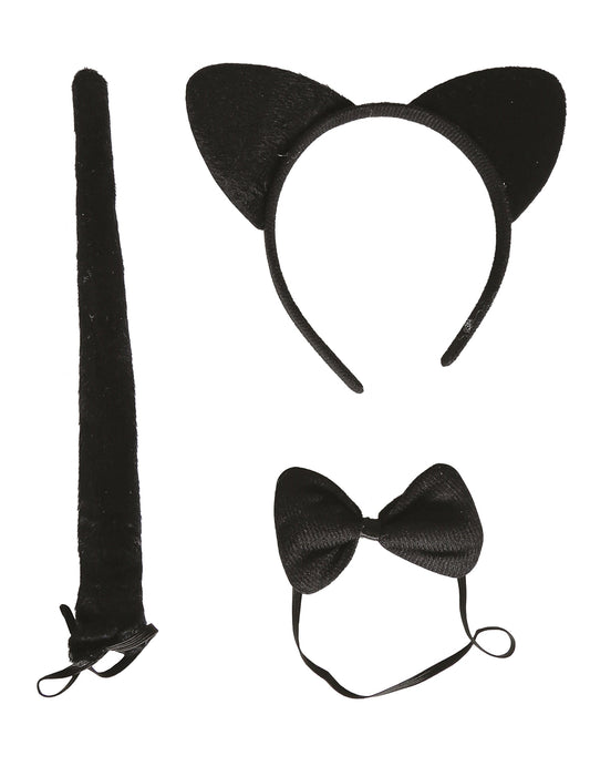 Set chat noir adulte