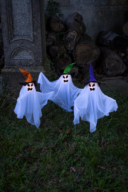 Set 3 svetlobnih duhov z vložki 68 cm