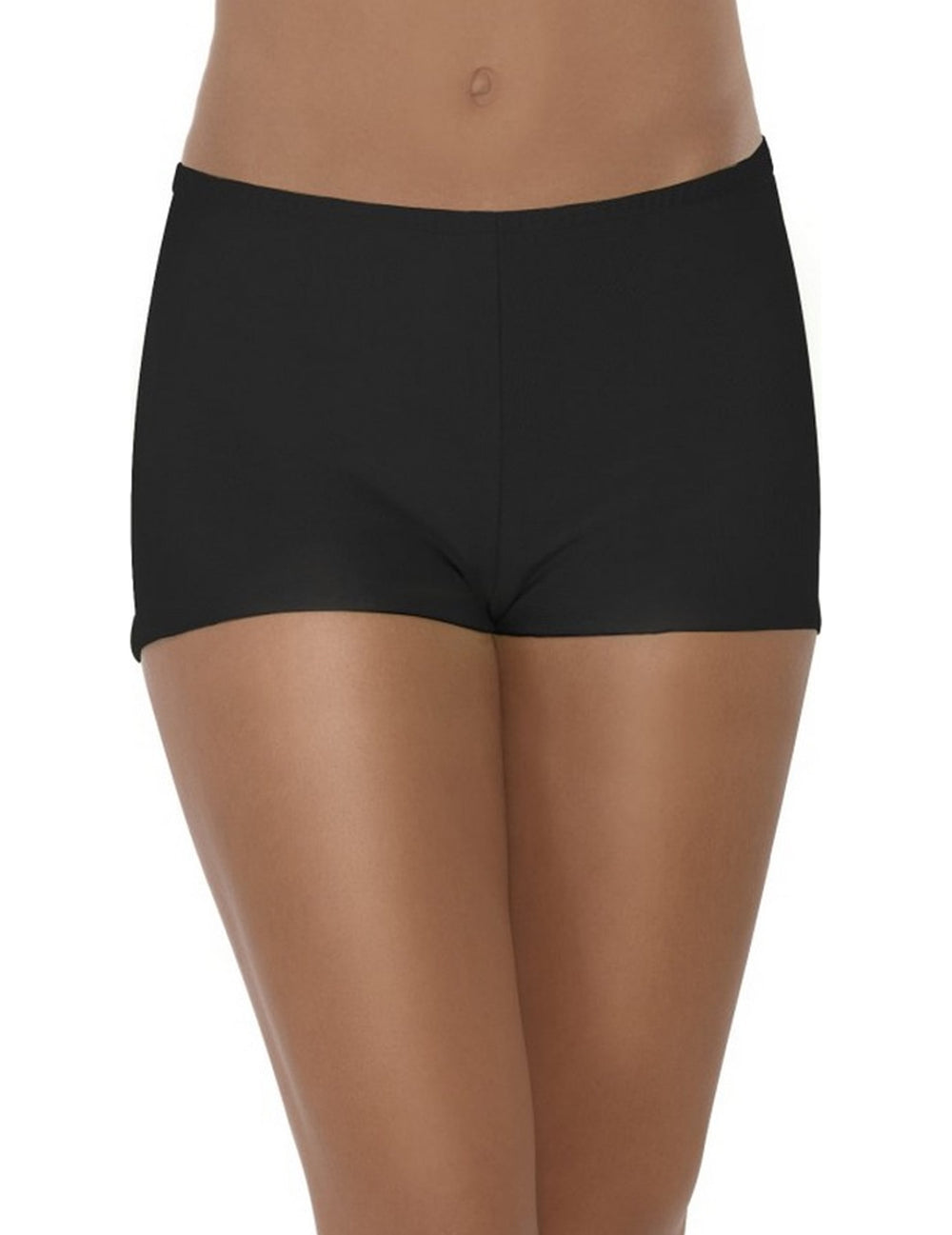 Gros plan du shorty pour femme noir