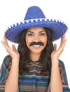 Blue Sombrero z mejo pompoma za odrasle