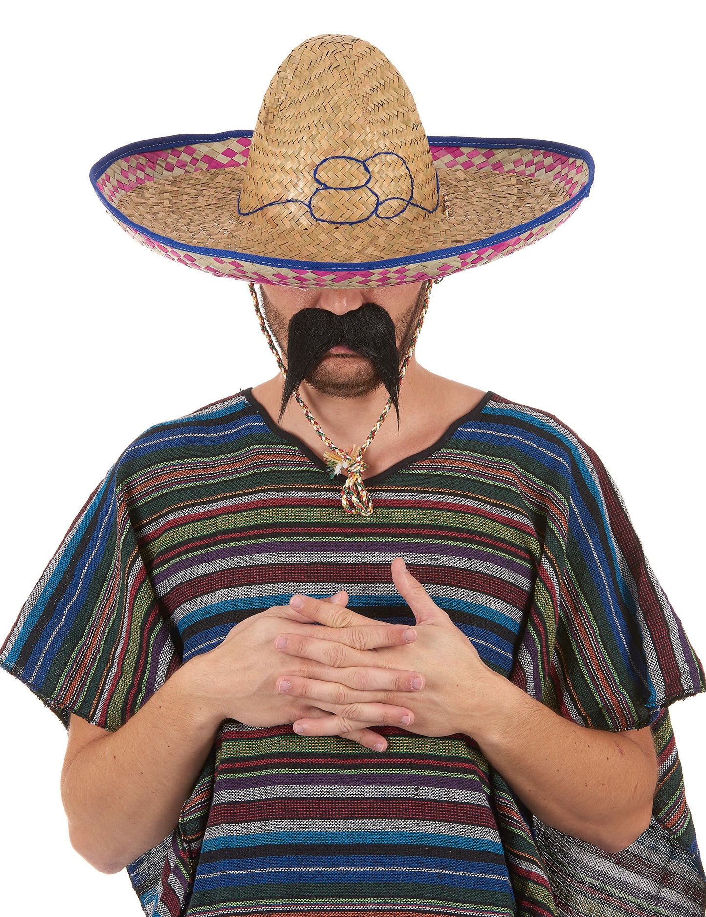 Mehiški sombrero v slamici za odrasle