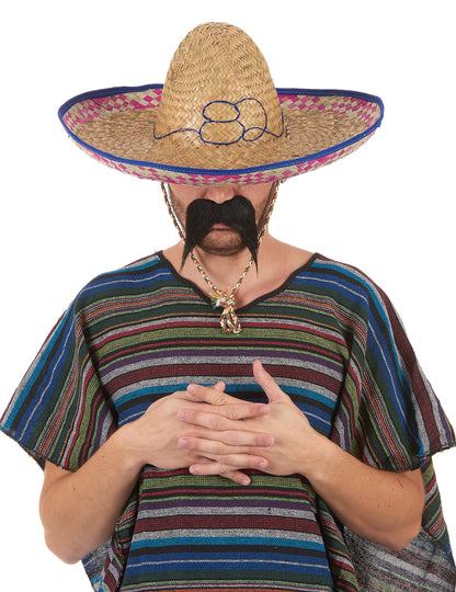 Mehiški sombrero v slamici za odrasle
