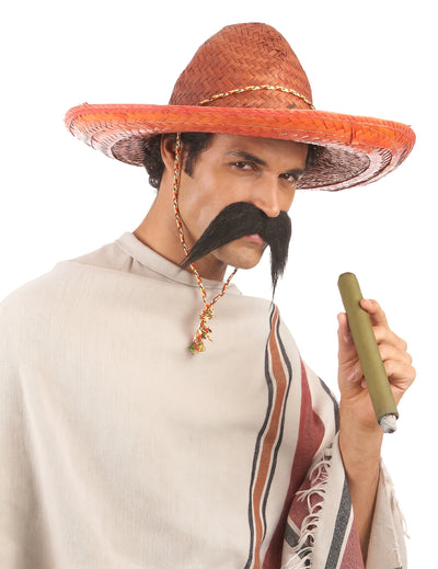 Mehiška sombrero oranžna odrasla oseba